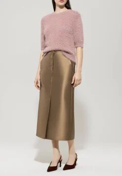 Damen Pullover in Fake-Fur-Optik