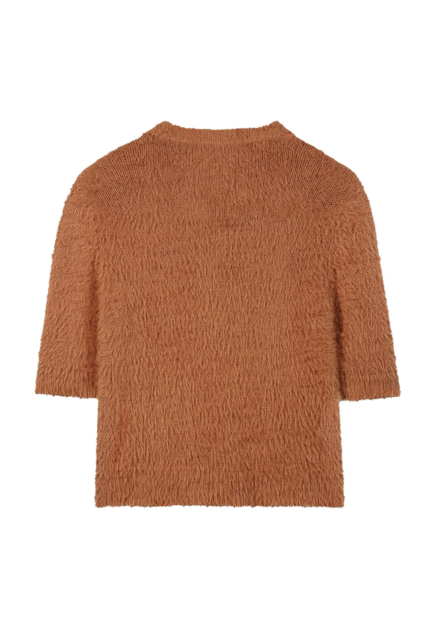 Damen Pullover in Fake-Fur-Optik