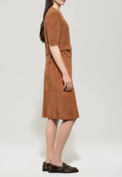 Damen Pullover in Fake-Fur-Optik