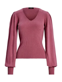 Damen Pullover mit Blousonärmeln