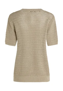 Damen Pullover mit Pointelle-Muster