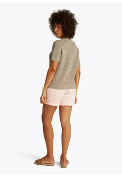 Damen Pullover mit Pointelle-Muster