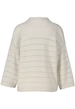 Damen Pullover mit Polokragen