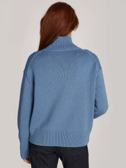 Damen Pullover mit Stehkragen