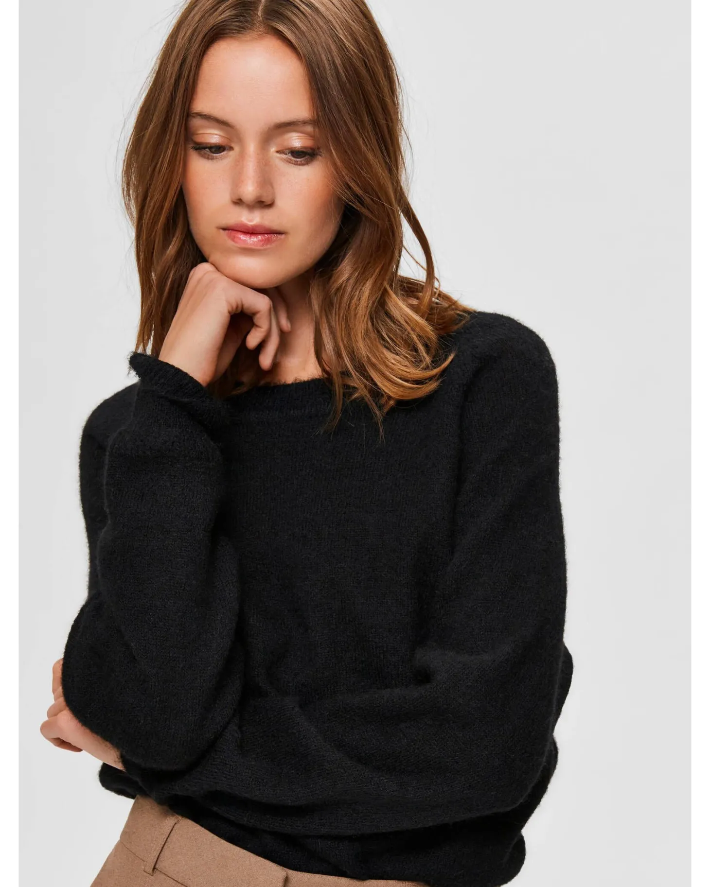 Damen Pullover SLFLULU mit Alpaka