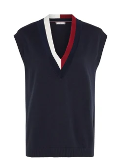 Damen Pullunder GLOBAL STRIPE SWEATER VEST