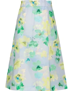 Damen Rock AAIMEMI AQUA FLORAL