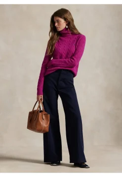 Damen Rollkragenpuller aus Wolle und Kaschmir