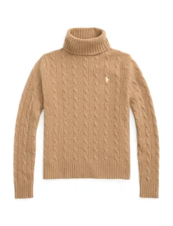 Damen Rollkragenpuller aus Wolle und Kaschmir