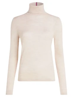 Damen Rollkragenpullover aus Merinowolle