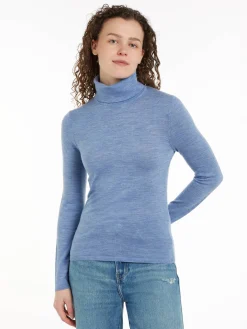 Damen Rollkragenpullover aus Merinowolle