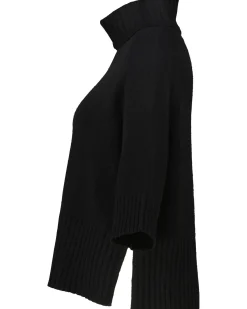 Damen Rollkragenpullover aus Wolle mit Kaschmir