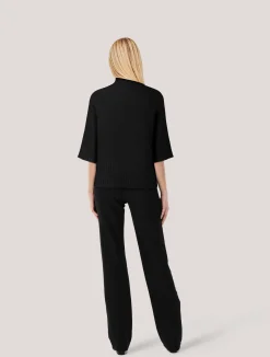 Damen Rollkragenpullover aus Wolle mit Kaschmir