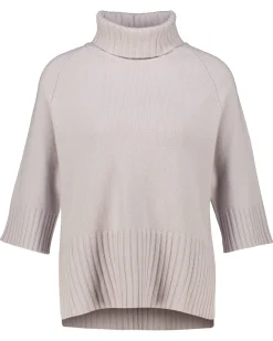 Damen Rollkragenpullover aus Wolle mit Kaschmir