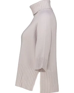 Damen Rollkragenpullover aus Wolle mit Kaschmir