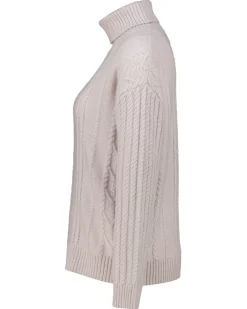 Damen Rollkragenpullover aus Wolle mit Kaschmir