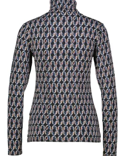 Damen Rollkragenshirt mit Print