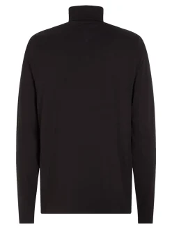 Damen Rollkragenshirt TOMMY LOGO ROLL NECK LS TEE