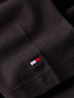 Damen Rollkragenshirt TOMMY LOGO ROLL NECK LS TEE