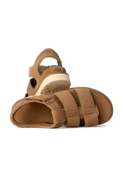 Damen Sandalen aus Veloursleder GOLDENSTAR
