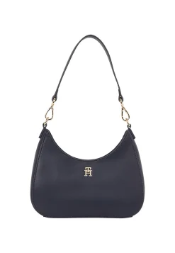 Damen Schultertasche mit TH-Monogramm-Emblem