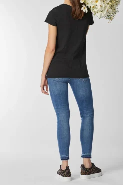 Damen Shirt SLUB Kurzarm