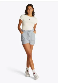 Damen Shorts aus Leinenmischung