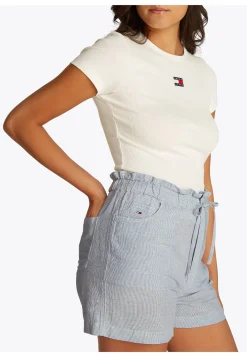 Damen Shorts aus Leinenmischung