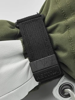 Damen Skihandschuhe HELI SKI FEMALE MITT Fausthandschuhe mit Leder