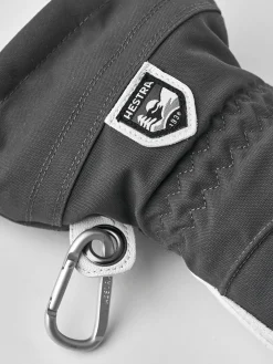 Damen Skihandschuhe HELI SKI FEMALE MITT Fausthandschuhe mit Leder