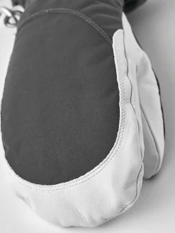 Damen Skihandschuhe HELI SKI FEMALE MITT Fausthandschuhe mit Leder