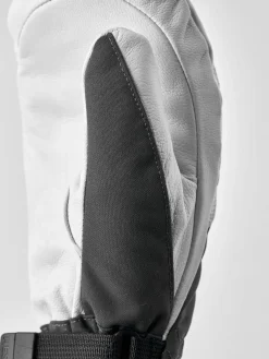 Damen Skihandschuhe HELI SKI FEMALE MITT Fausthandschuhe mit Leder