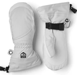 Damen Skihandschuhe HELI SKI FEMALE MITT Fausthandschuhe mit Leder