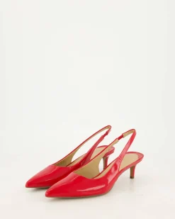 Damen Slingback-Pumps aus Lackleder