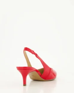 Damen Slingback-Pumps aus Lackleder