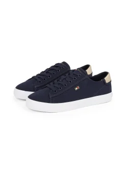 Damen Sneaker aus Baumwoll-Canvas