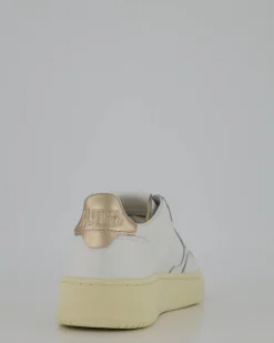 Damen Sneaker MEDALIST aus Leder mit goldfarbener Hinterkappe