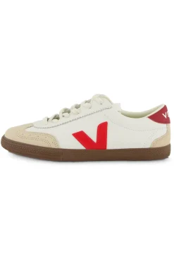 Damen Sneaker VOLLEY LEATHER WHITE PEKIN BARK aus Leder