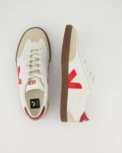 Damen Sneaker VOLLEY LEATHER WHITE PEKIN BARK aus Leder