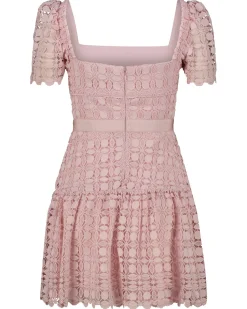 Damen Spitzenkleid PETAL LACE MINI DRESS