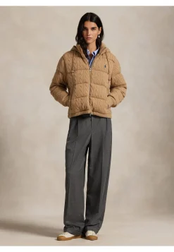 Damen Steppjacke aus Wolle und Kaschmir