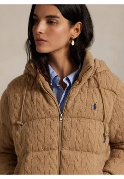 Damen Steppjacke aus Wolle und Kaschmir