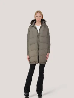 Damen Steppjacke lang FARGO PUFFER JACKET