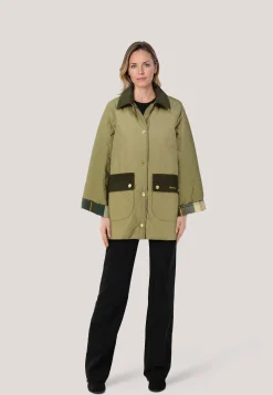 Damen Steppjacke mit Cordkragen CORINNE Relaxed Fit