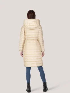 Damen Steppmantel LW PADDED SMOCKING KNEE COAT