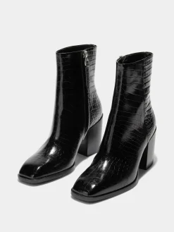 Damen Stiefeletten aus Leder LEANDRA