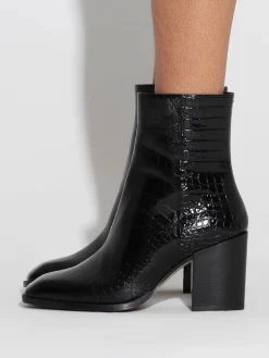 Damen Stiefeletten aus Leder LEANDRA