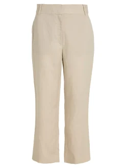 Damen Stoffhose aus Leinenmix