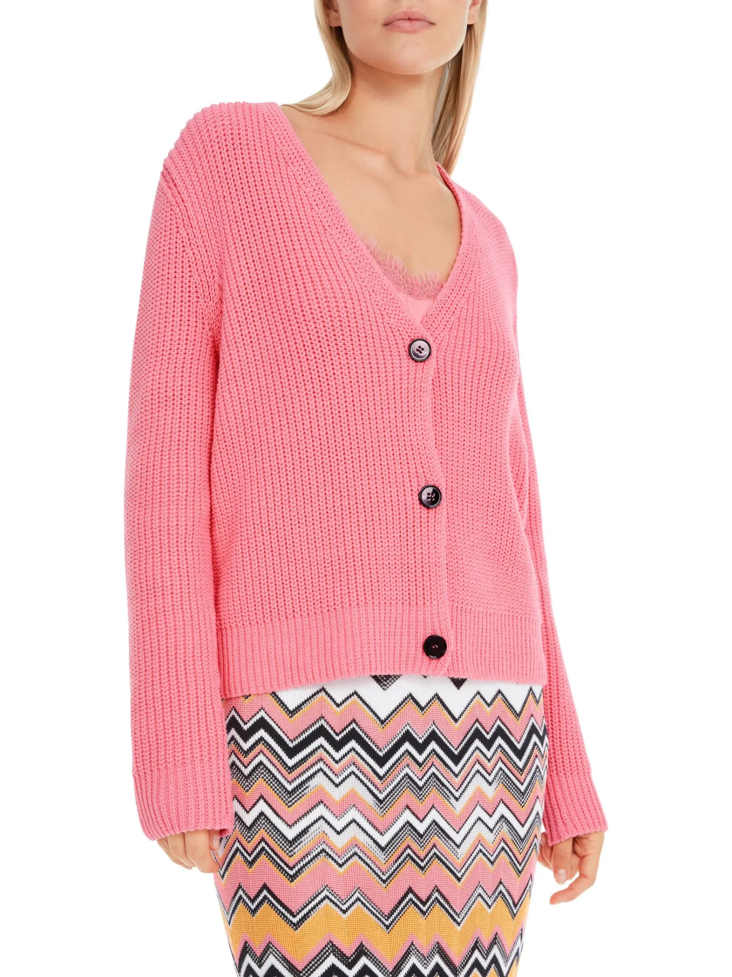 Damen Strickjacke aus Baumwollmischung