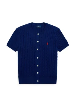 Damen Strickjacke aus Baumwolle